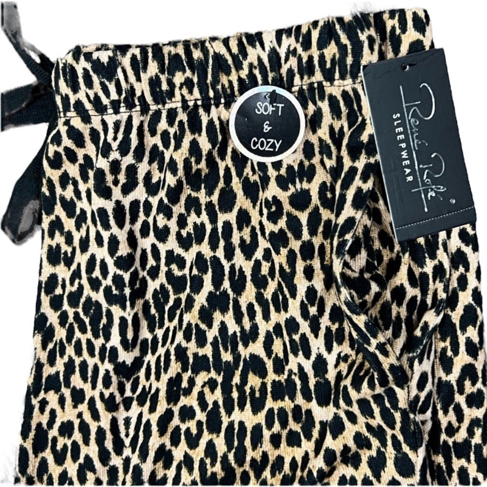 Rene Rolf - ‘Leopard’ soft lounge pants. SZ: Medium. NWT Firm! - Picture 3 of 6